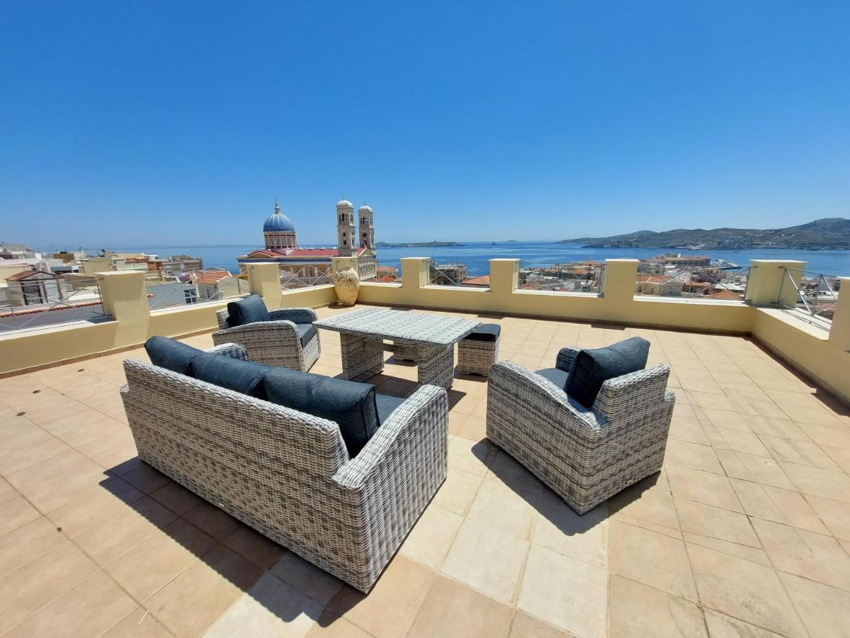 Hermes Penthouse Ermúpoli Kültér fotó